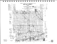 Dallas County Highway Map, Guthrie County 1989